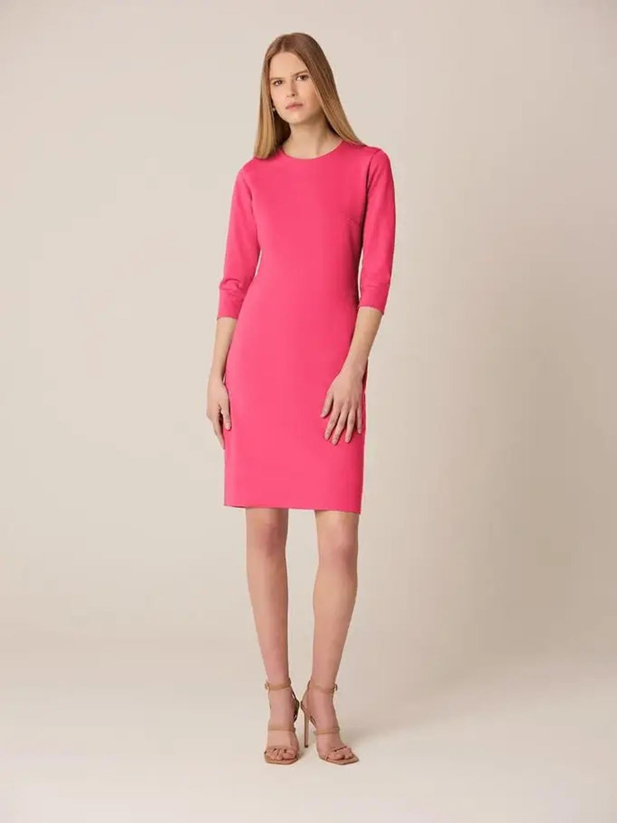 WINSER LONDON Jacket 12 Pink Buttons Ponte di Roma Long Sleeves Pockets BNWT