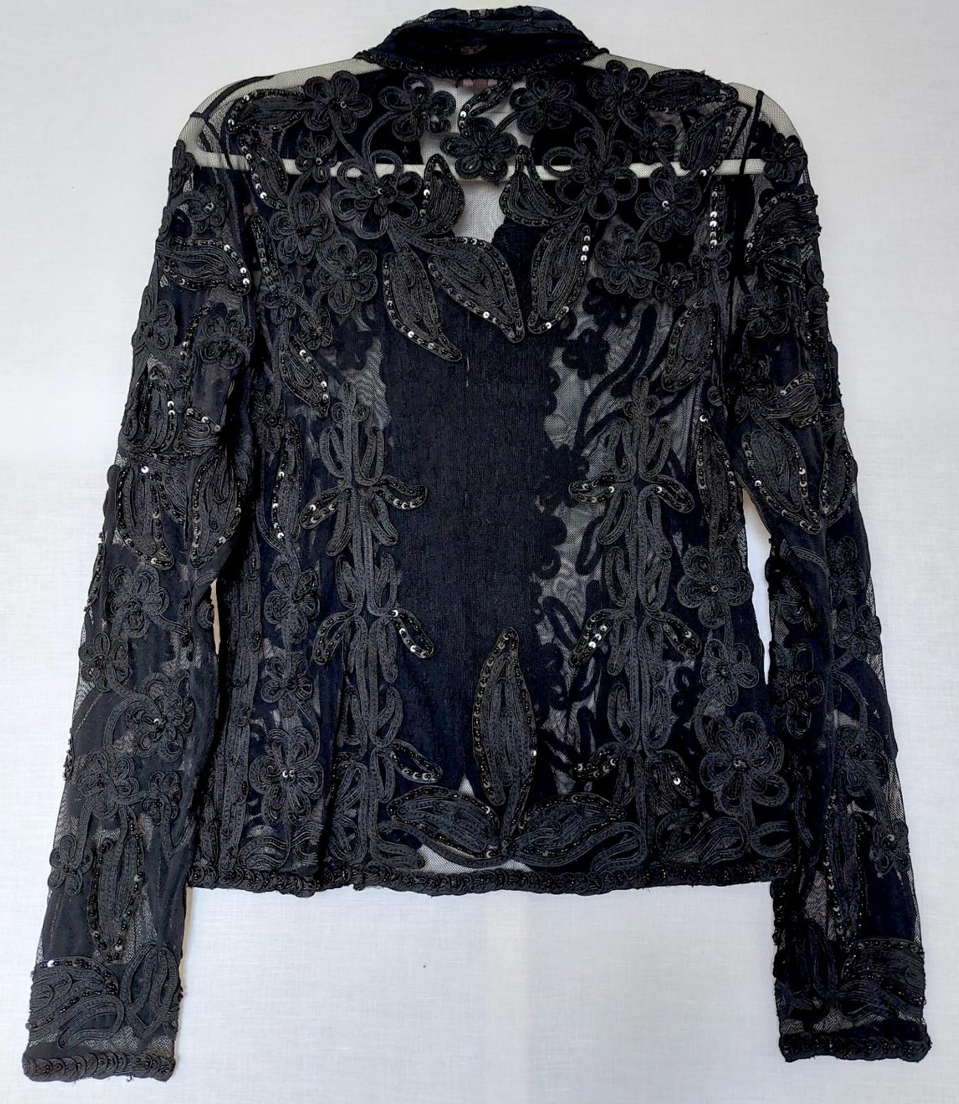 PHASE EIGHT Evening Jacket Top 12 Embroidered Beaded Appliqué