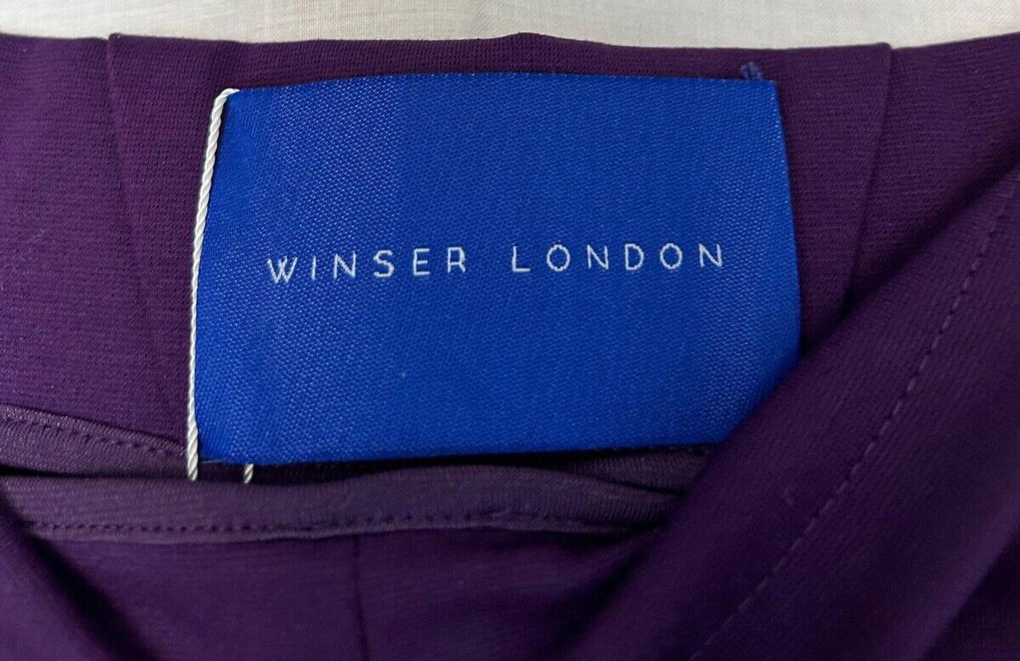 WINSER LONDON Skirt 10 Midi Miracle Pencil Skirt in Purple BNWT