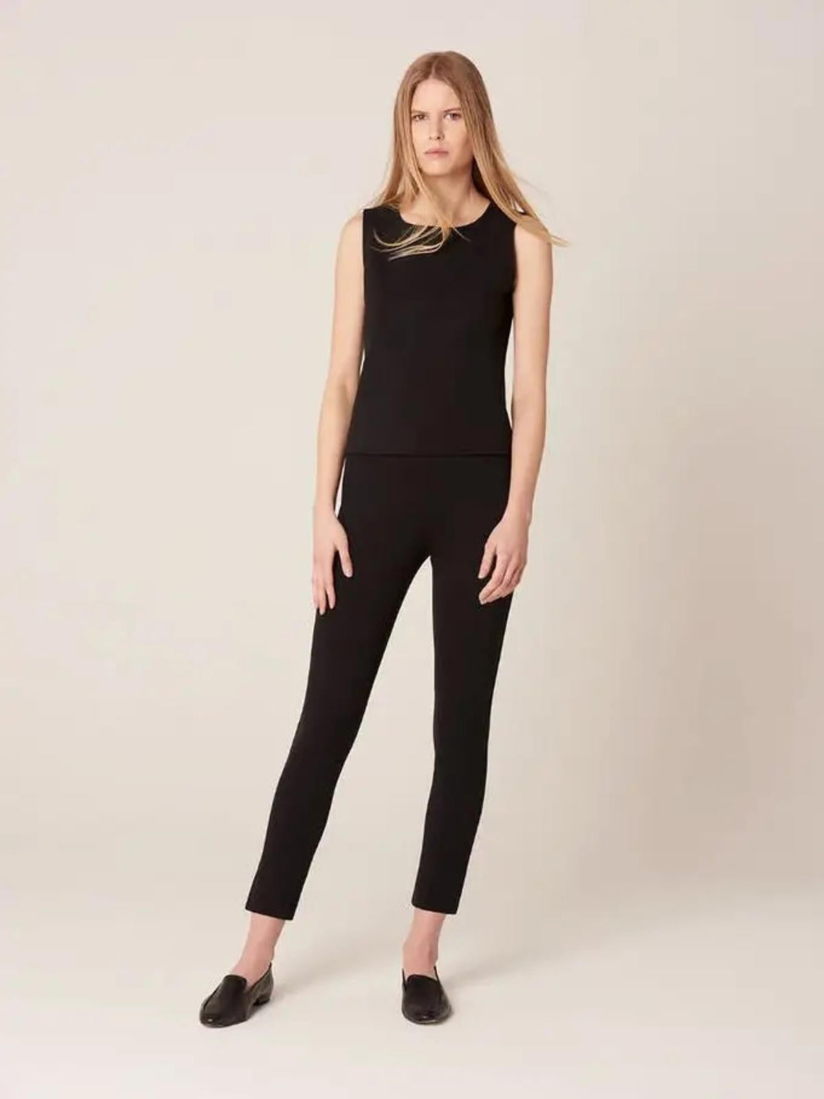 WINSER LONDON Capri Trouser 14 Pink Pull on Style Cropped Leg Ponte di Roma BNWT