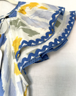 MONSOON Dress Medium Myla Cotton Tassel Embroidered Midaxi Length BNWT