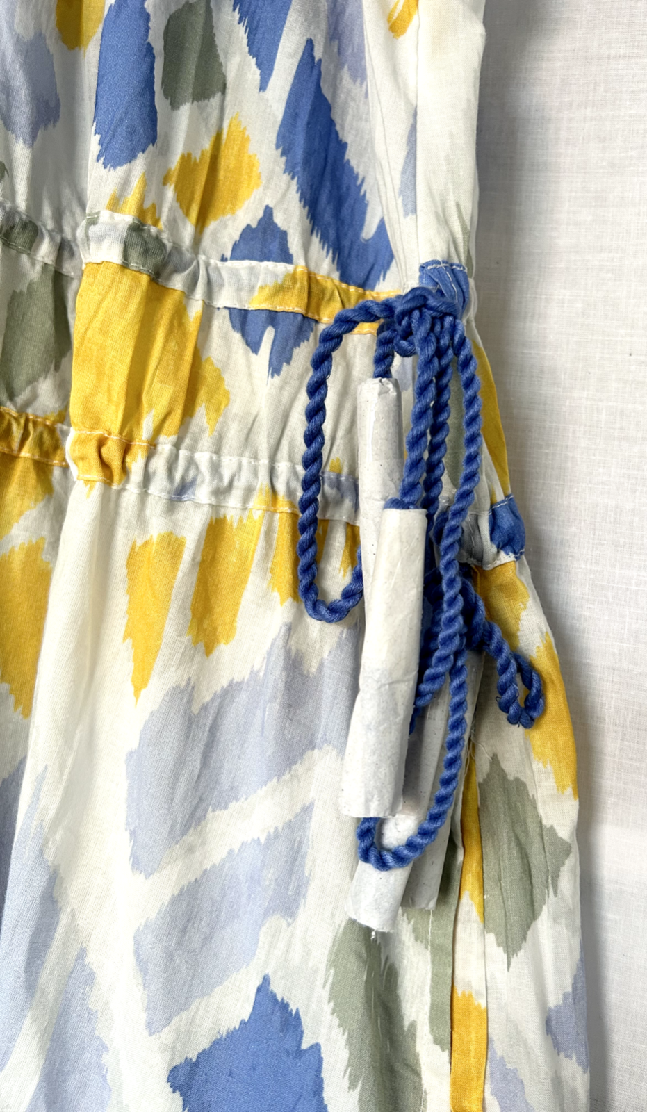 MONSOON Dress Medium Myla Cotton Tassel Embroidered Midaxi Length BNWT