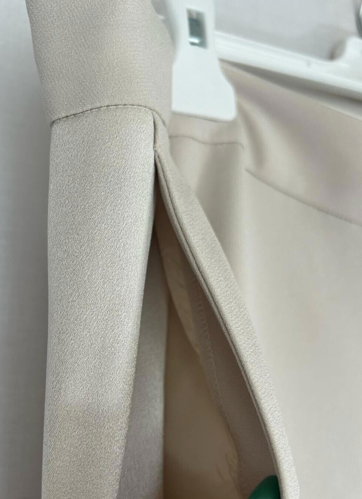 WINSER LONDON Trousers 18 Lauren Wide Leg Flat Front in Pearl BNWT