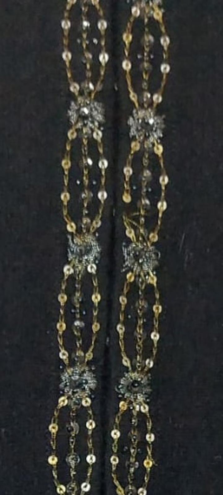 NOA NOA Cardigan Large Black Wool Angora Blend Beads Sequins Long Sleeves