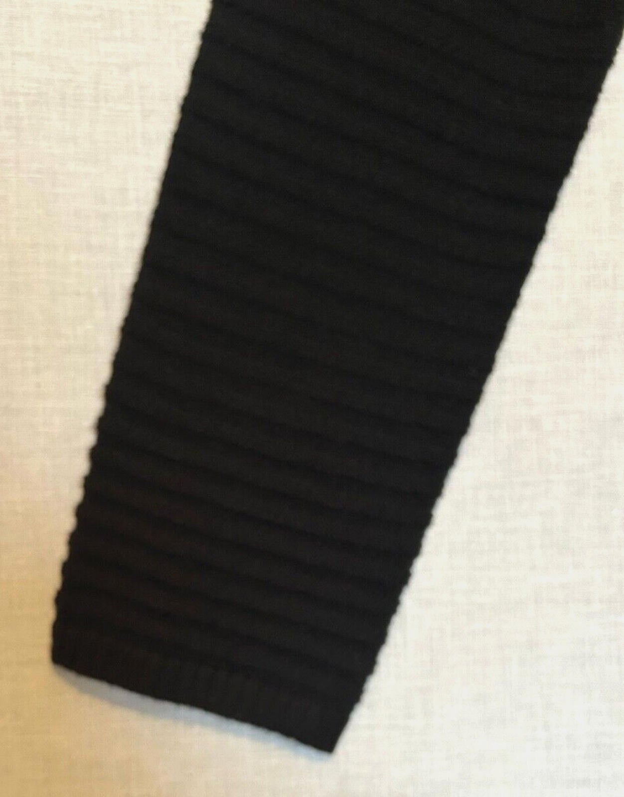 WINSER LONDON Dress XS Merino Wool Black Rib Knitted Style BNWT