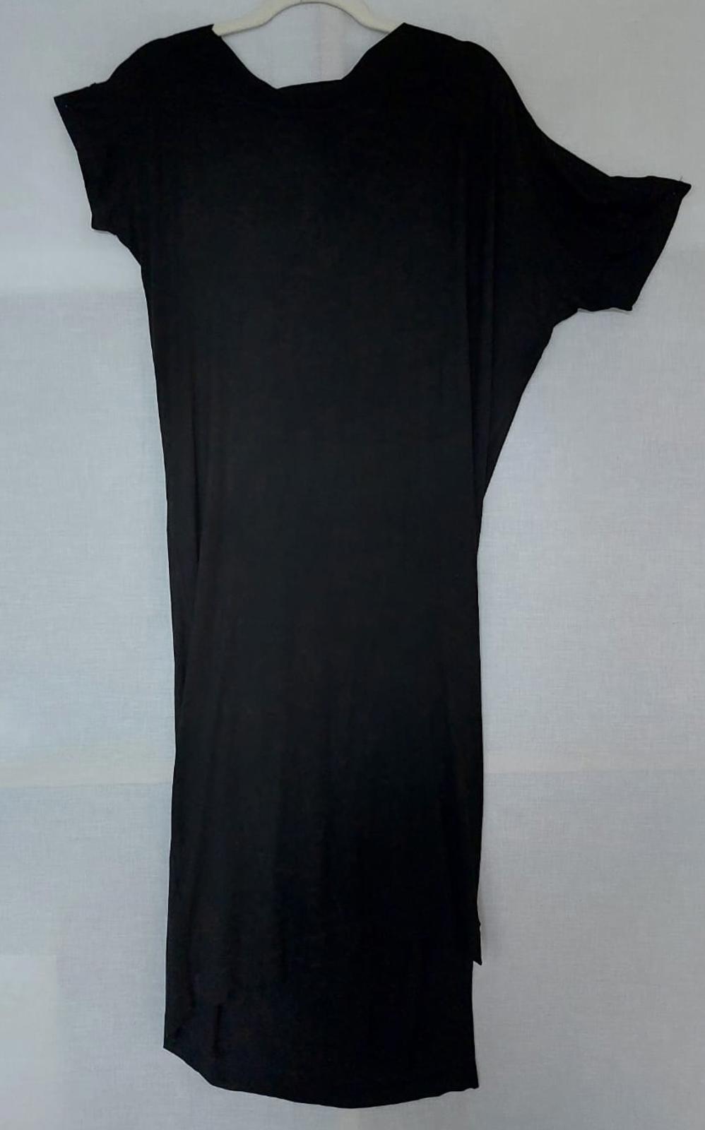 VIVIENNE WESTWOOD Dress Large 16 Black Anglomania Asymmetrical Collection