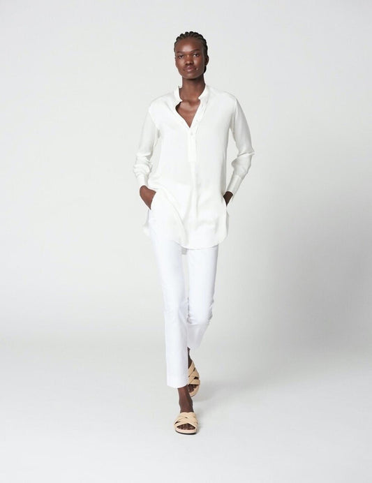 WINSER LONDON Trousers 14 Cotton Cropped Boyfriend Style BNWT