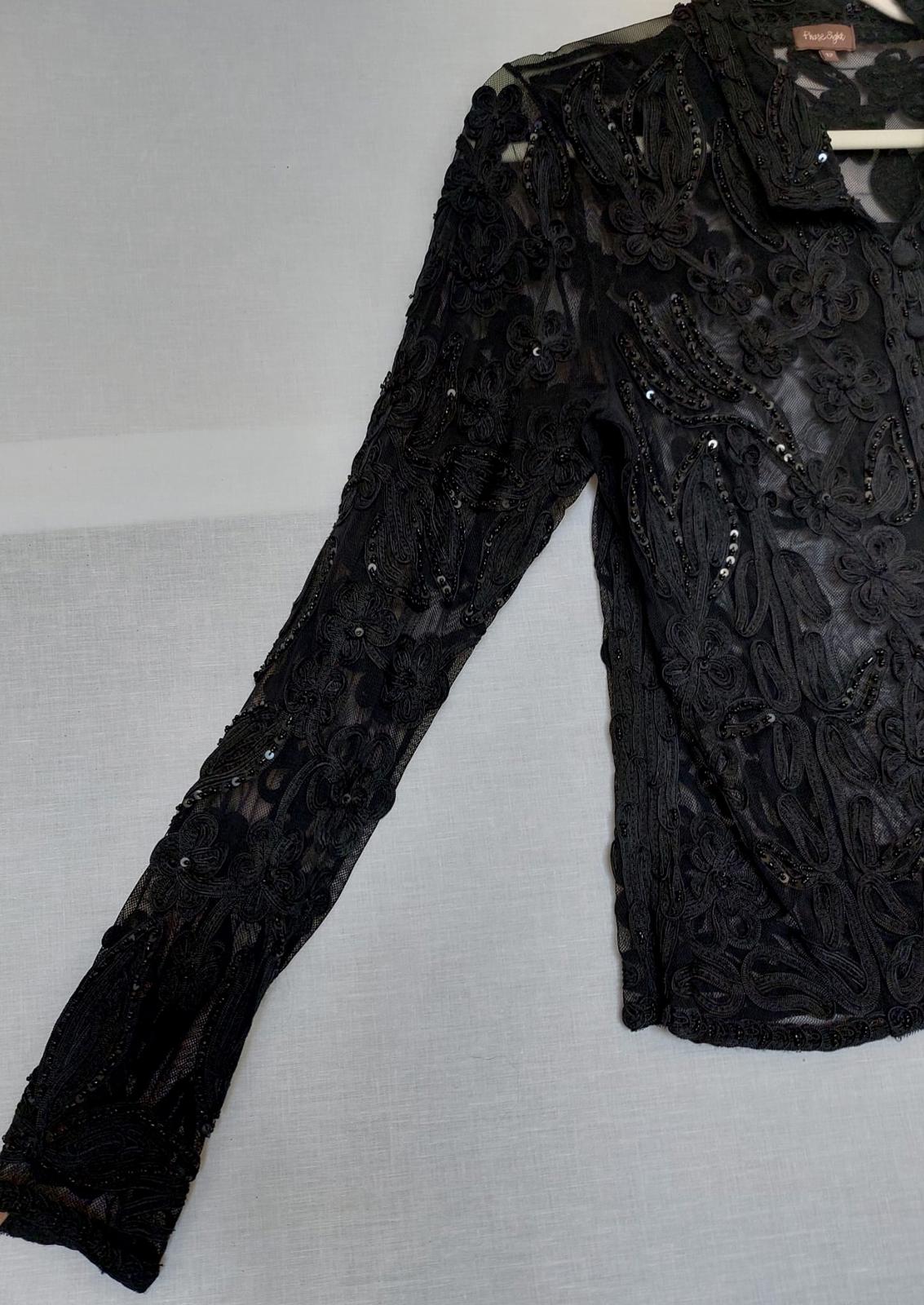 PHASE EIGHT Evening Jacket Top 12 Embroidered Beaded Appliqué