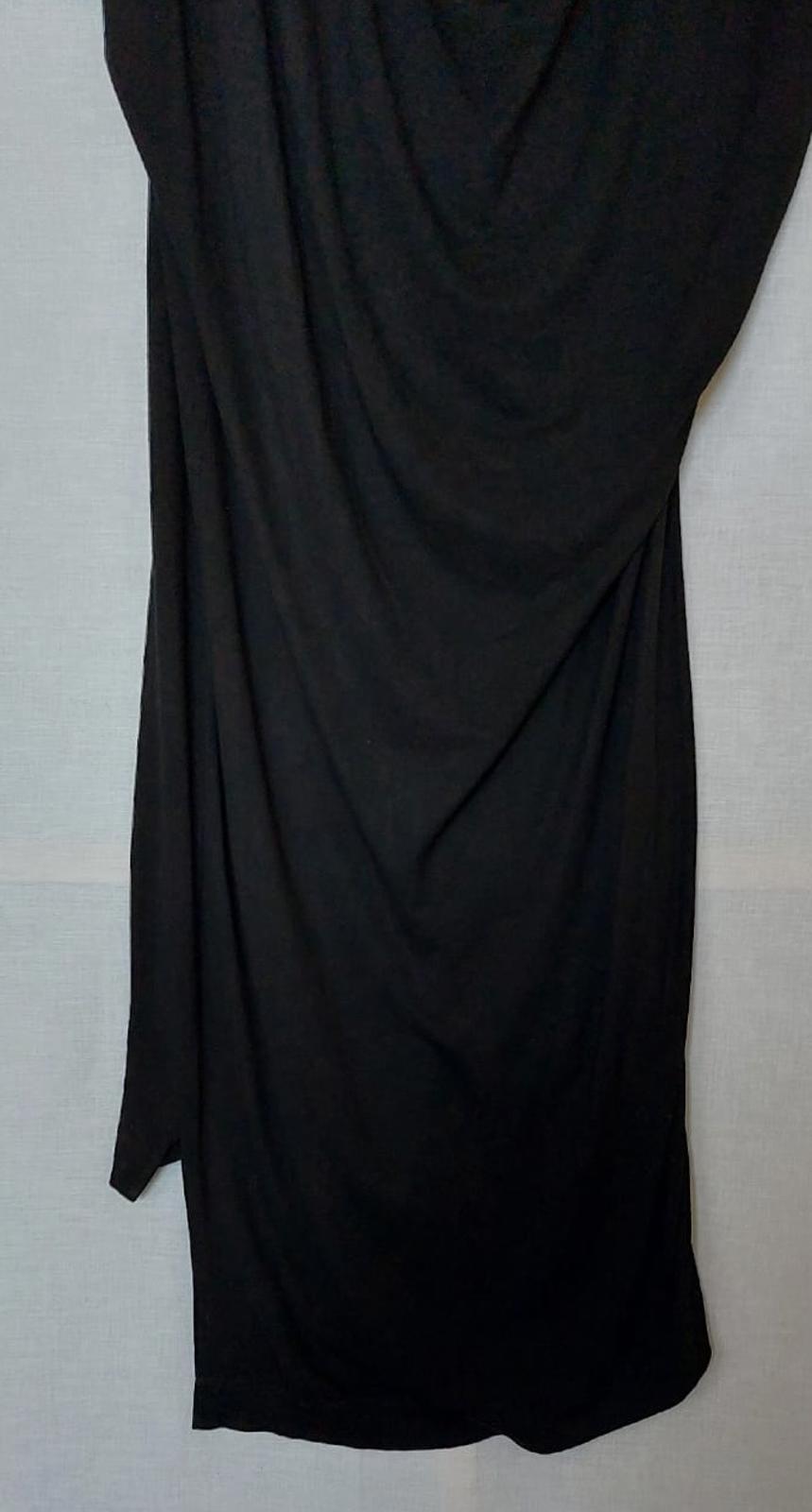 VIVIENNE WESTWOOD Dress Large 16 Black Anglomania Asymmetrical Collection