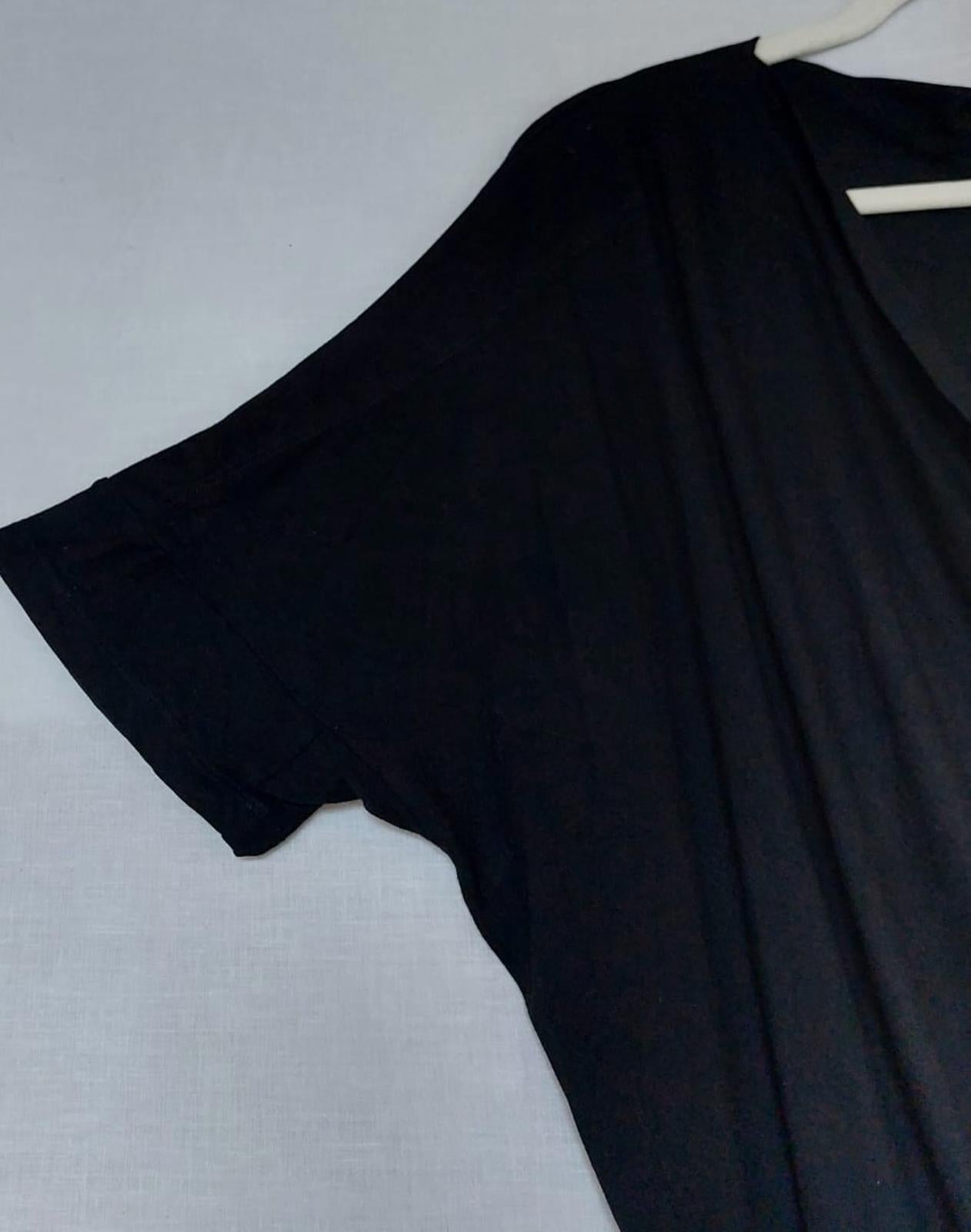 VIVIENNE WESTWOOD Dress Large 16 Black Anglomania Asymmetrical Collection