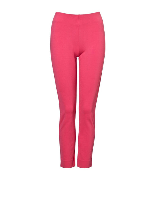 WINSER LONDON Capri Trouser 14 Pink Pull on Style Cropped Leg Ponte di Roma BNWT