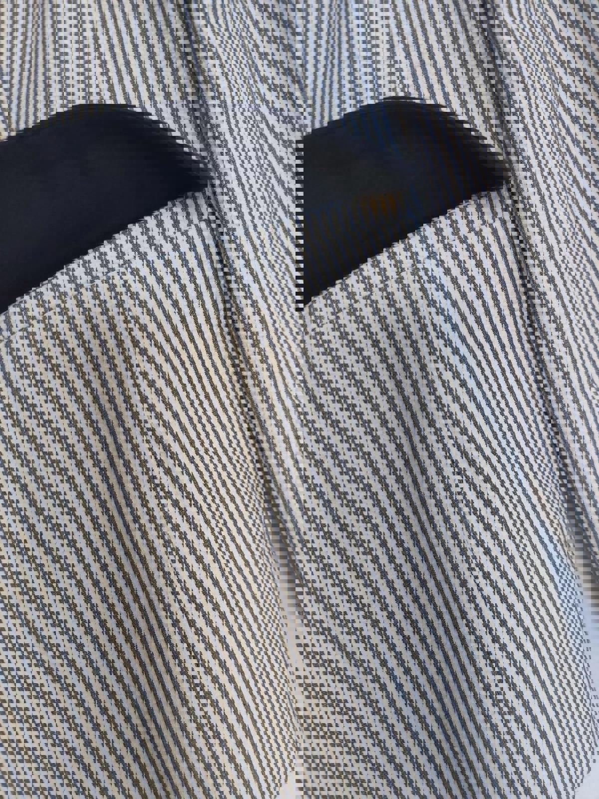 BODEN Jacket 22 Navy & White Stripe 100% Cotton Pockets Lined