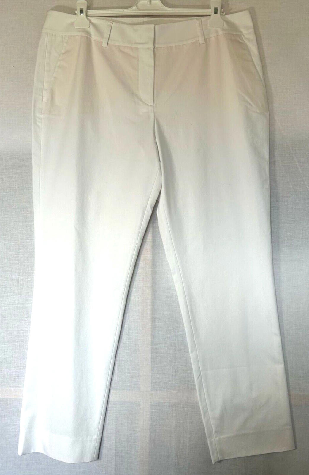 Winser London Cotton Twill Classic Trousers White Sizes 18 BNWT