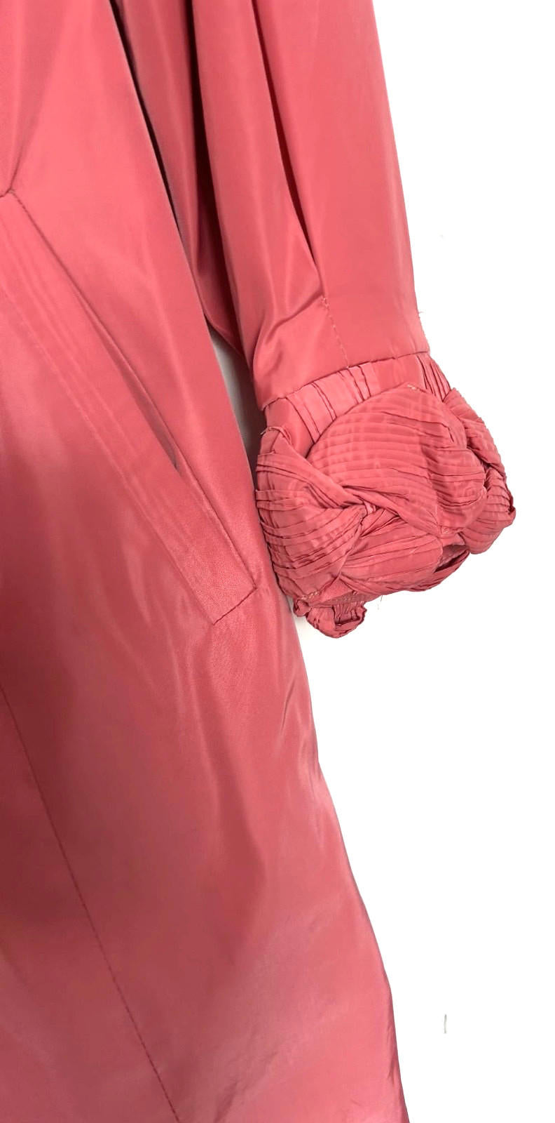 V&P Coat 12 Rose Pink Accent Collar & Cuffs Pockets Lined Buttons BNWOT