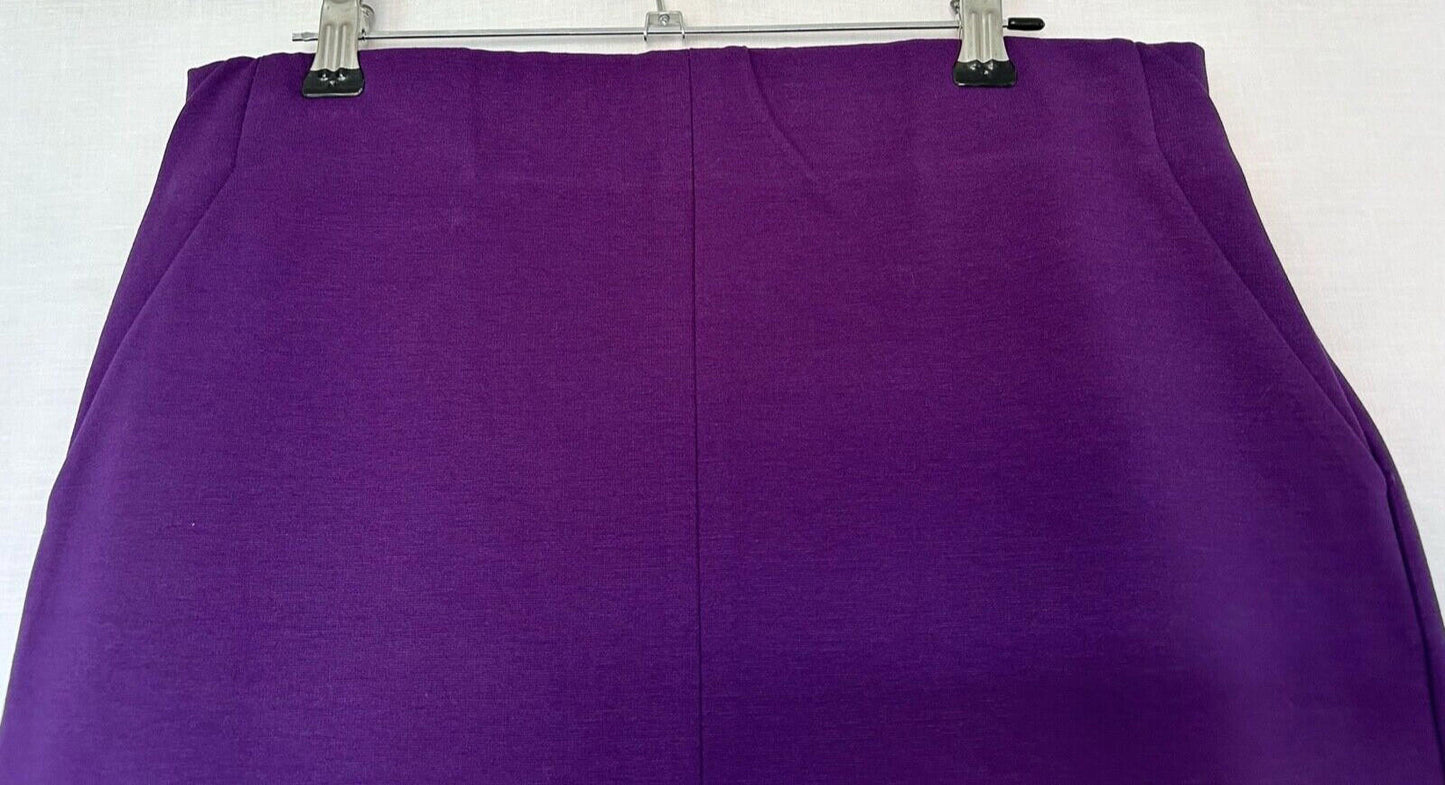 WINSER LONDON Skirt 10 Midi Miracle Pencil Skirt in Purple BNWT