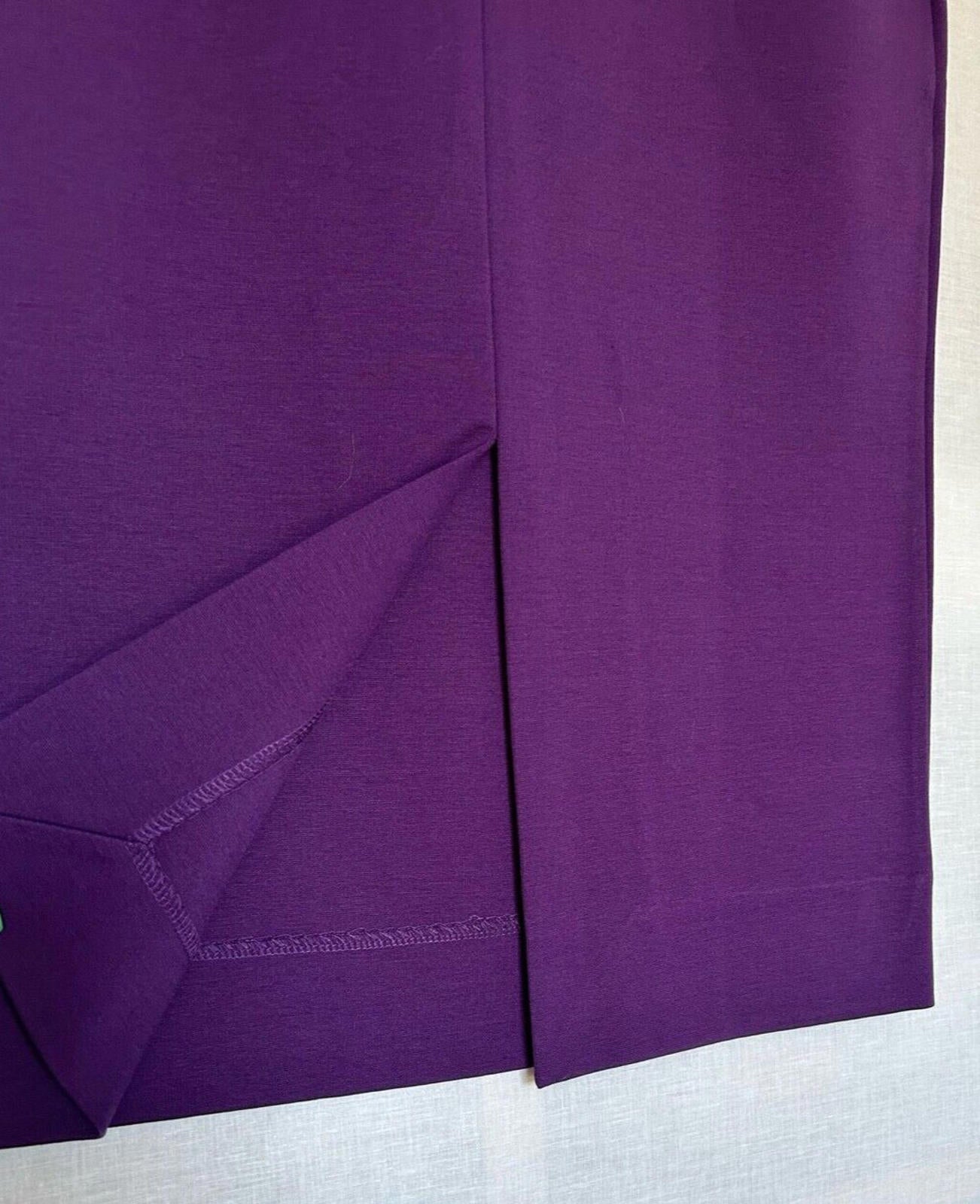 WINSER LONDON Skirt 10 Midi Miracle Pencil Skirt in Purple BNWT
