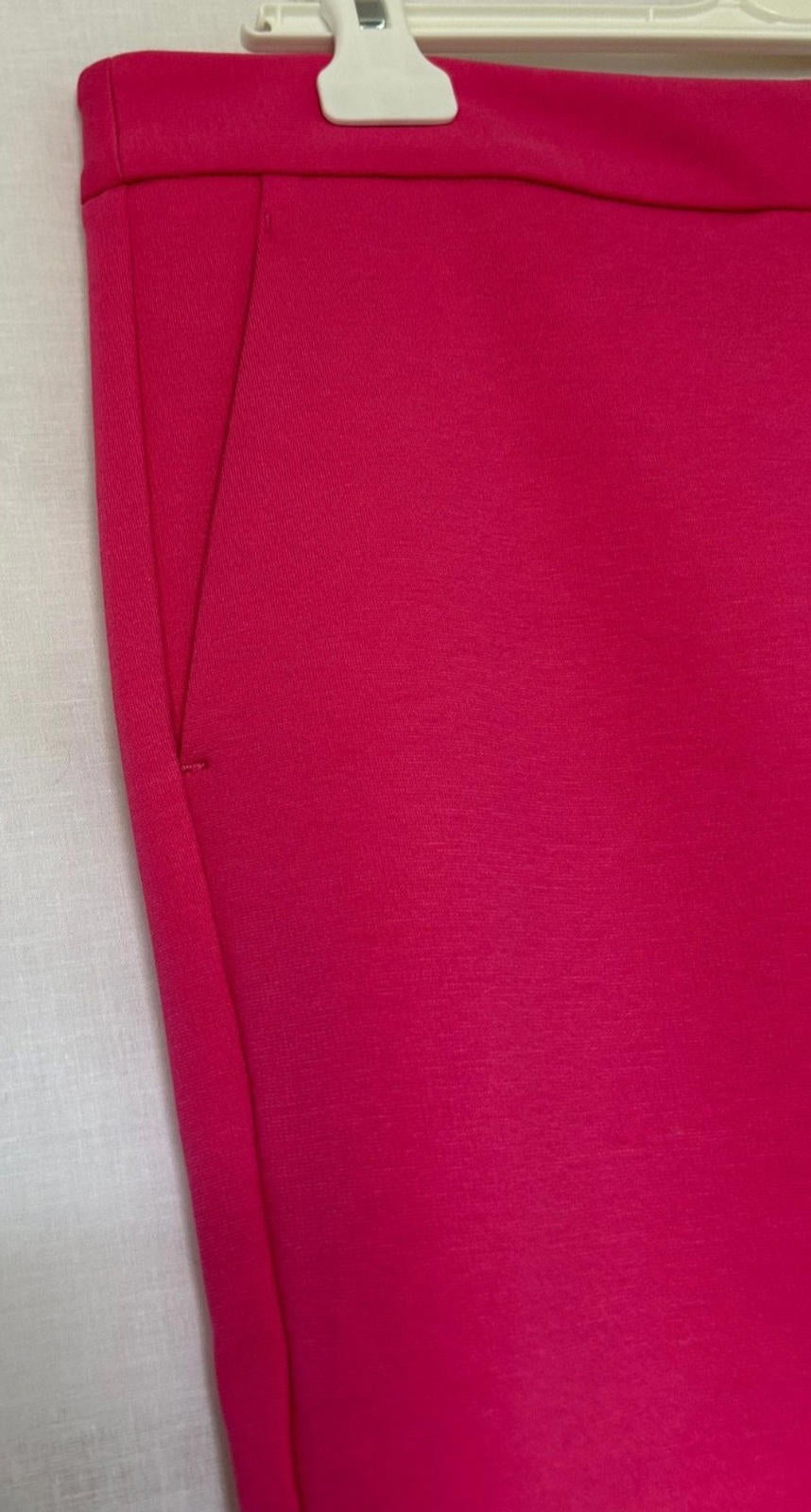 WINSER LONDON Cropped Trouser 14 Pink Classic Fit Zip Fastening Pockets BNWT