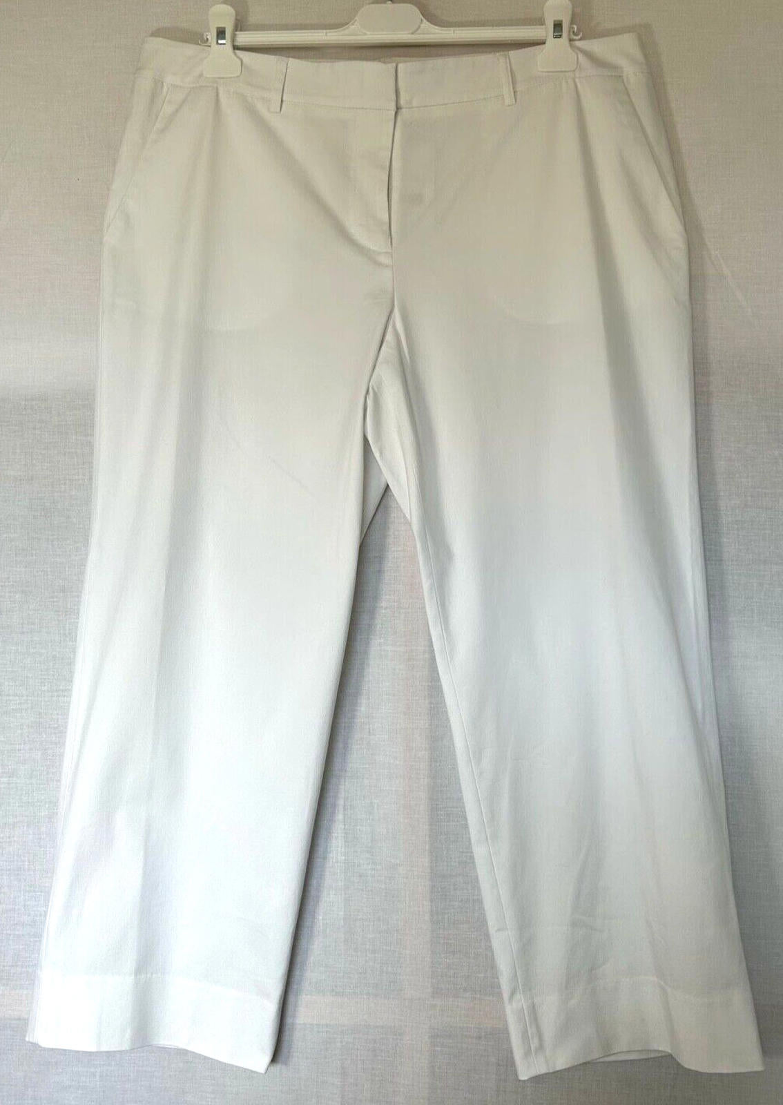 WINSER LONDON Trousers 14 Cotton Cropped Boyfriend Style BNWT