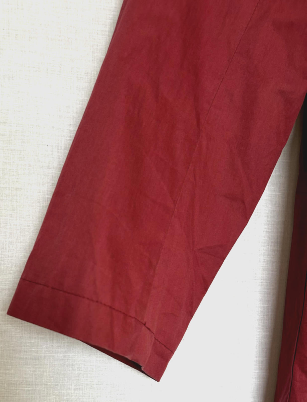 BODEN Trench Coat 12 Pinky Red Waxed Button Through Lined Pockets