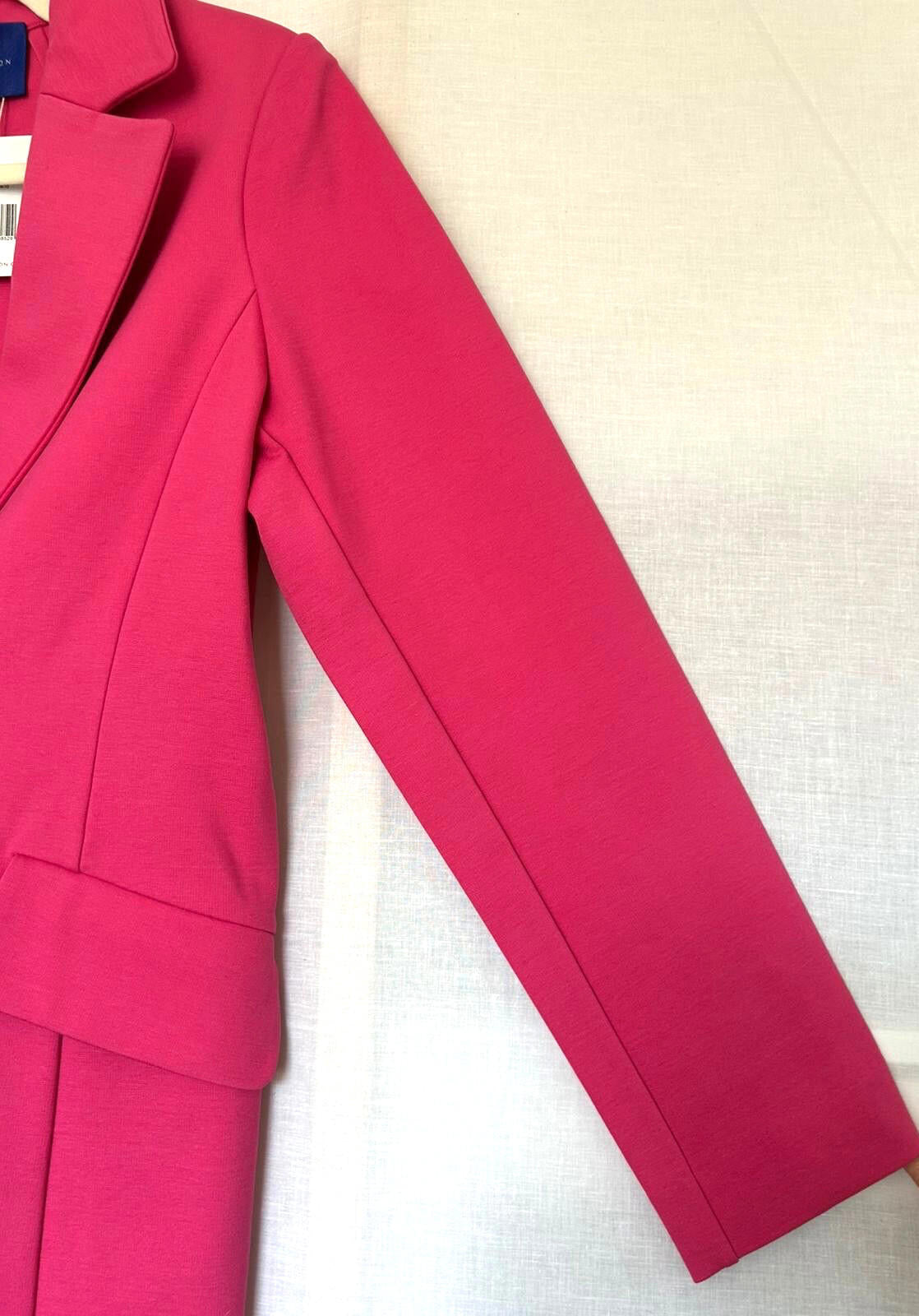 WINSER LONDON Jacket 12 Pink Buttons Ponte di Roma Long Sleeves Pockets BNWT