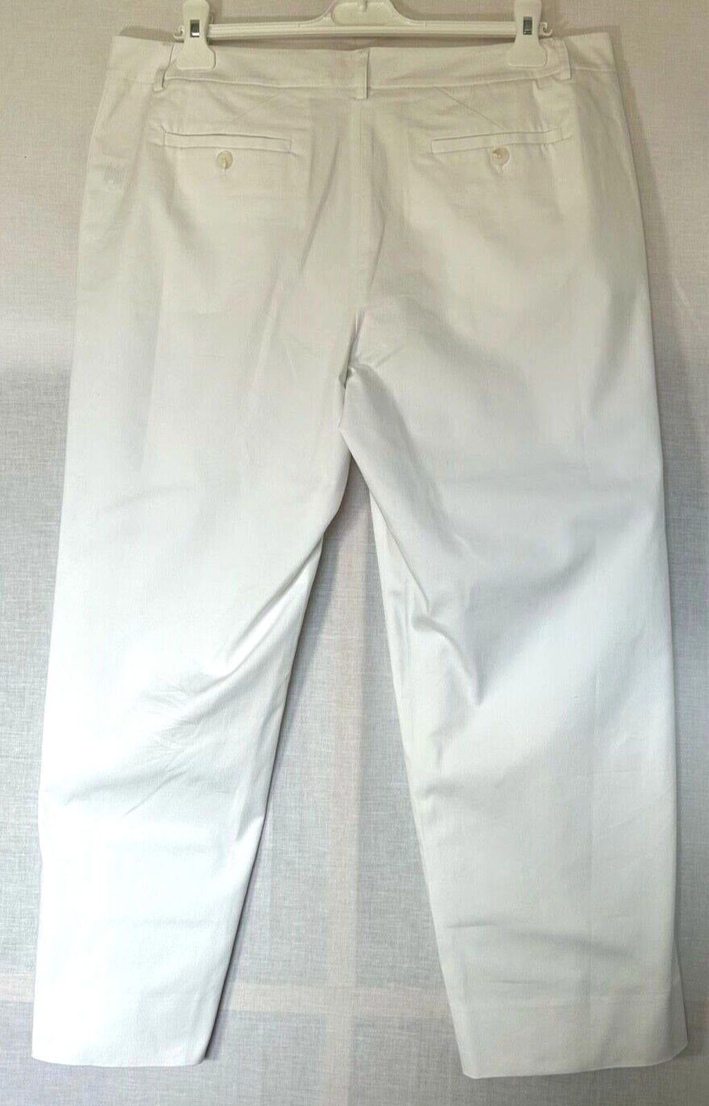 WINSER LONDON Trousers 14 Cotton Cropped Boyfriend Style BNWT