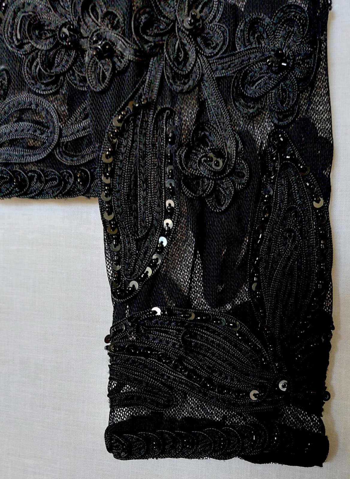 PHASE EIGHT Evening Jacket Top 12 Embroidered Beaded Appliqué