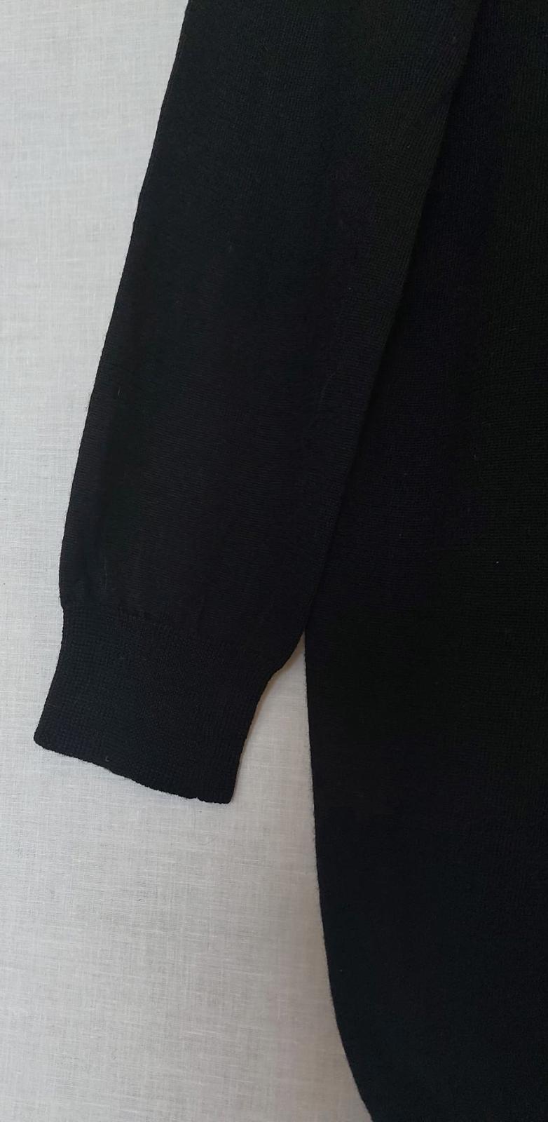 JOSEPH V-Neck Jumper Large Black Long Sleeves Lightweight Knit