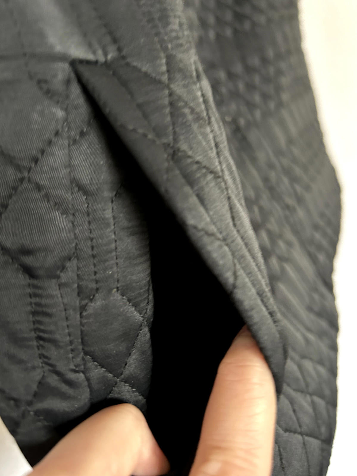 PLANET Gilet Waistcoat 12 Black Quilted Style Pockets Zip Fastening