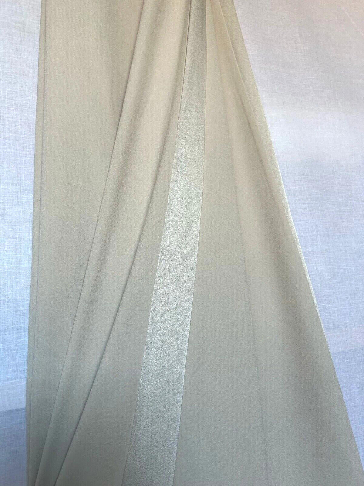 WINSER LONDON Trousers 18 Lauren Wide Leg Flat Front in Pearl BNWT