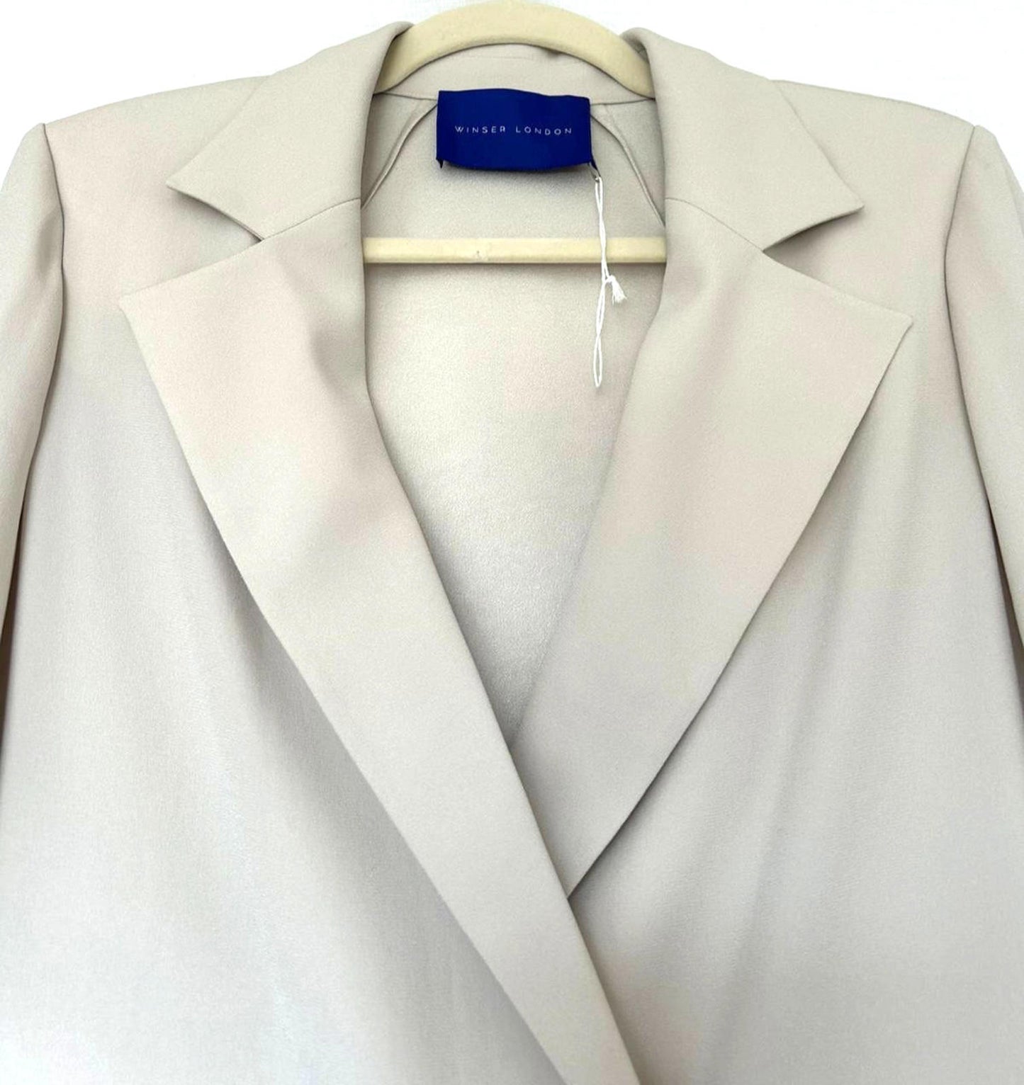 WINSER LONDON Jacket 16 Pearl Tailored Blazer Buttons Pockets BNWOT