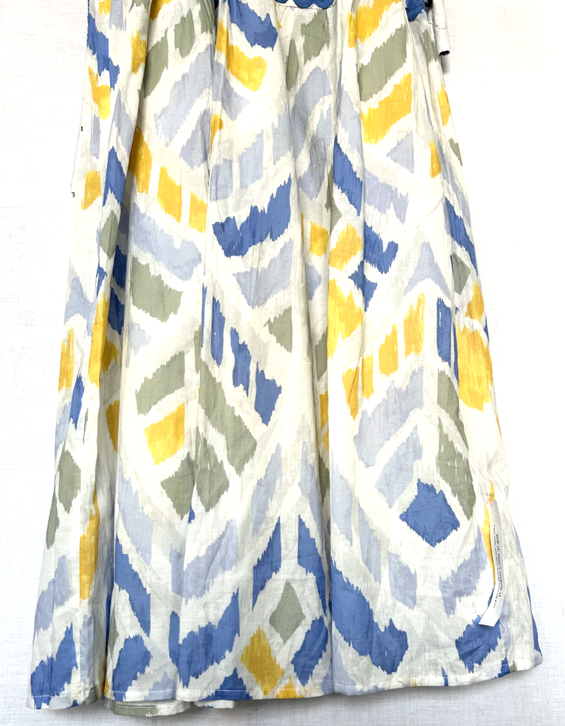 MONSOON Dress Medium Myla Cotton Tassel Embroidered Midaxi Length BNWT